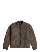 A-Line Padded Coach Jacket Brown G-Star