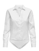 Jdymio L/S Bodystocking Wvn Noos White JDY