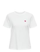 Jdypisa S/S Print Top Jrs Noos White JDY