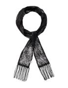 Lacia Lace Scarf Black Becksöndergaard