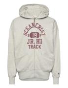 Full Zip Hoodie Sweatshirt Grey Champion