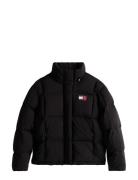 Tjw Alaska Grid Down Jacket Ext Black Tommy Jeans