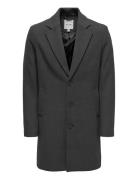 Onsmatthew Wool Coat Otw Noos Grey ONLY & SONS