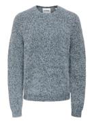 Onsnoah Ds Crop Ls Crew Knit Extnd Blue ONLY & SONS