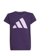 Jg Bl Tee 160 Purple Adidas Sportswear