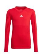 Team Base Tee Y Red Adidas Performance