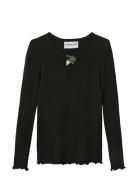 Andrea Longsleeve T-Shirt Black Helmstedt