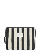 Knit Stripe Computer Sleeve Small Black Mads Nørgaard