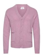 Lambswool Button Cardigan Pink Lindbergh