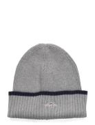 Essential Beanie And Glove Grey GANT