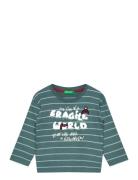 T-Shirt L/S Green United Colors Of Benetton