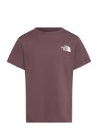 Teen S/S Simple Dome Tee Brown The North Face