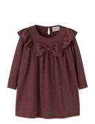 Nmfroisin M Ls Dress Burgundy Name It