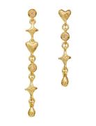 Isidora Earrings Gold Maanesten