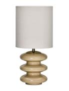 Bordlampe, Hdstep, L, Råhvid Beige House Doctor