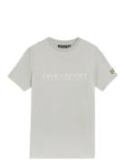Lyle & Scott Print T-Shirt Grey Lyle & Scott