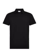 Stretch Cotton Polo T-Shirt Black Filippa K