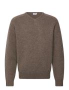 Yak Wool V- Neck Sweater Brown Filippa K