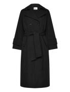 Sandra Padded Trench Black Stylein