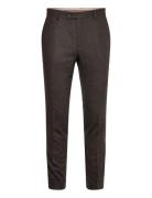 Jack Flannel Suit Trouser Brown Morris