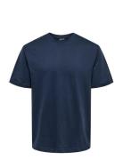 Onsfred Life Rlx Ss Tee Noos Navy ONLY & SONS