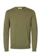 Slmberg Crew Neck Noos Khaki Selected