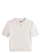 Tjw Essential Ss Sweater Cream Tommy Jeans