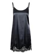 Nmceleste S/L Satin Lace Short Dress Blue NOISY MAY