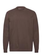 Long Sleeve Premium Heavy Weight Tee Brown Abercrombie & Fitch