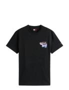Tjm Reg Stack Backprint Tee Ext Black Tommy Jeans