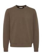 Cfsebastian 0096 Crew Neck Swe Brown Casual Friday