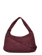 Peony Hobo Bag Burgundy Noella