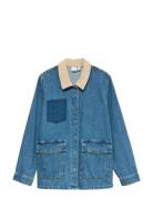 Vmenya Ls Workwear Jacket Blue Vero Moda