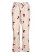 Pant Flannel Straight Bear Brown Hunkemöller