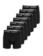 Onsfitz Solid Black Boxer 7-Pack Black ONLY & SONS