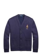 Polo Bear Fleece Cardigan Navy Polo Ralph Lauren