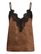 Top With Lace Detail Brown Coster Copenhagen