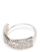 Shea Crystal Ring Silver-Plated Silver Pilgrim
