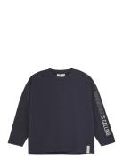 T-Shirt Ls Over Navy En Fant