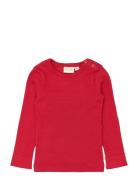 T-Shirt L/S Modal Red Petit Piao