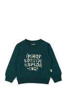 Ppdov Sweat Shirt Green Petit Piao