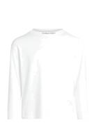 Embro. Ck Logo Ls T-Shirt White Calvin Klein