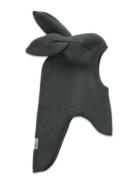 Balaclava Ears Wool Fleece Khaki Huttelihut