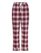 Flannel Pyjama Pants Burgundy Hunkemöller