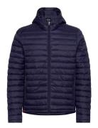 Hmlred Quilted Hood Jacket Navy Hummel