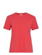 Vinora S/S T-Shirt - Noos Red Vila