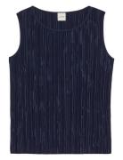 Plisse Sl Tank Navy Calvin Klein