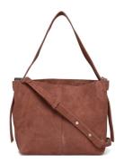 Suede Fraya Small Bag Brown Becksöndergaard