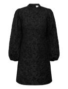 Viwillow L/S Short Dress/Dc/2 Black Vila