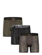Sports Microfiber Boxer 3P Black Björn Borg